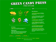 Tablet Screenshot of greencandypress.com